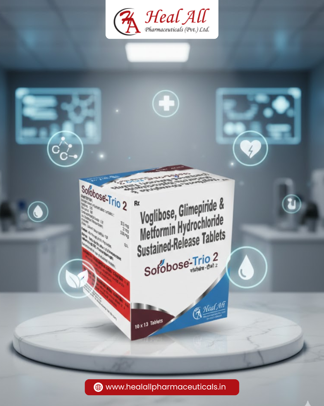 Solobose Trio - 2 | Heal All Pharma