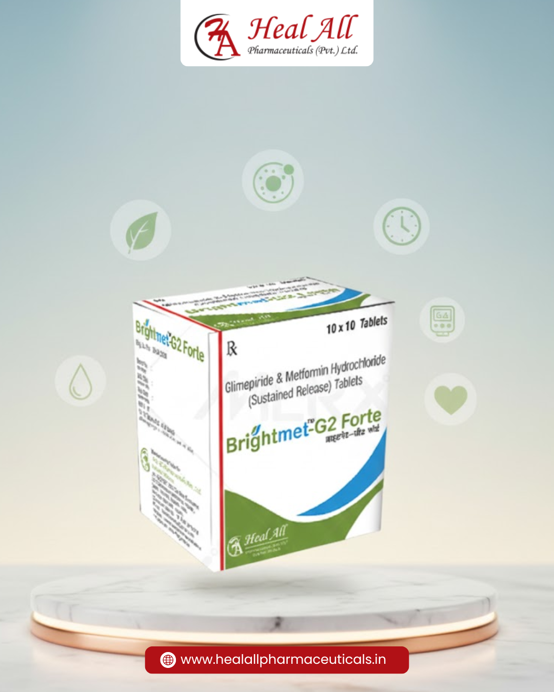 Brightmet G2 Forte | Heal All Pharma