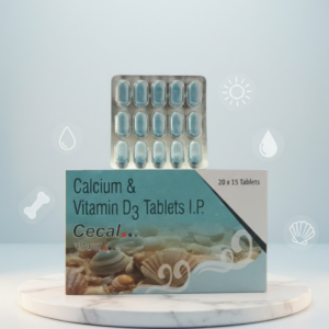 Cecal – Calcium & Vitamin D3 Tablets | Heal All Pharmaceuticals