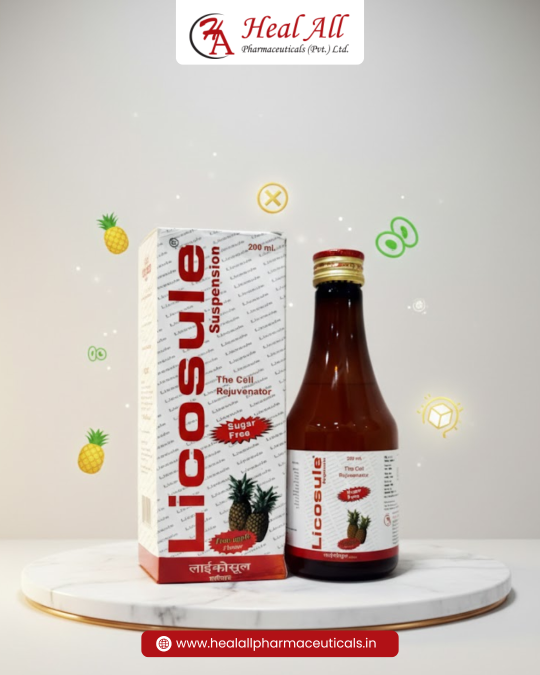 LICOSULE Suspension | Heal All Pharma