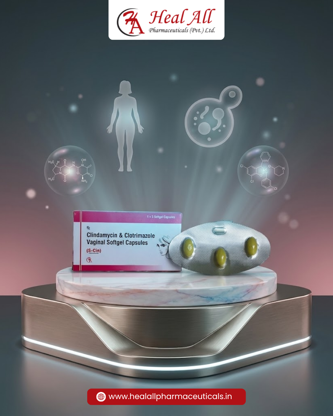 S-CIN Vaginal Softgel Capsules | Heal All Pharma