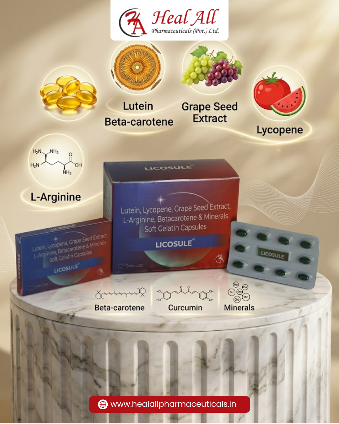 LICOSULE Soft Gelatin Capsules | Heal All Pharma