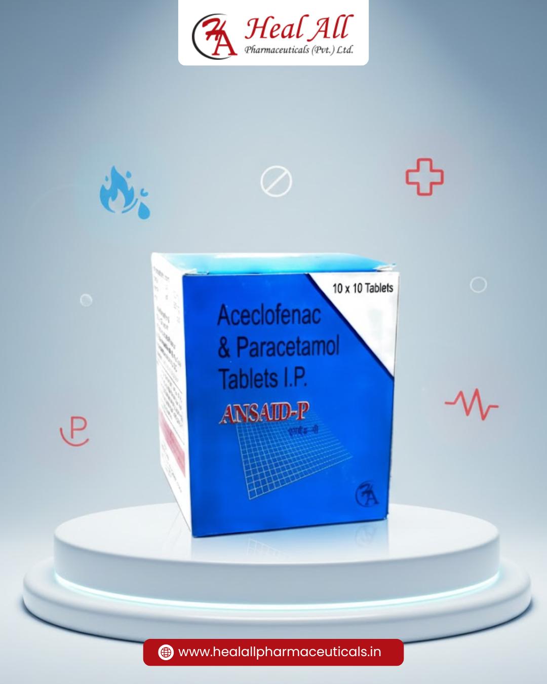 ANSAID-P Tablets | Heal All Pharma