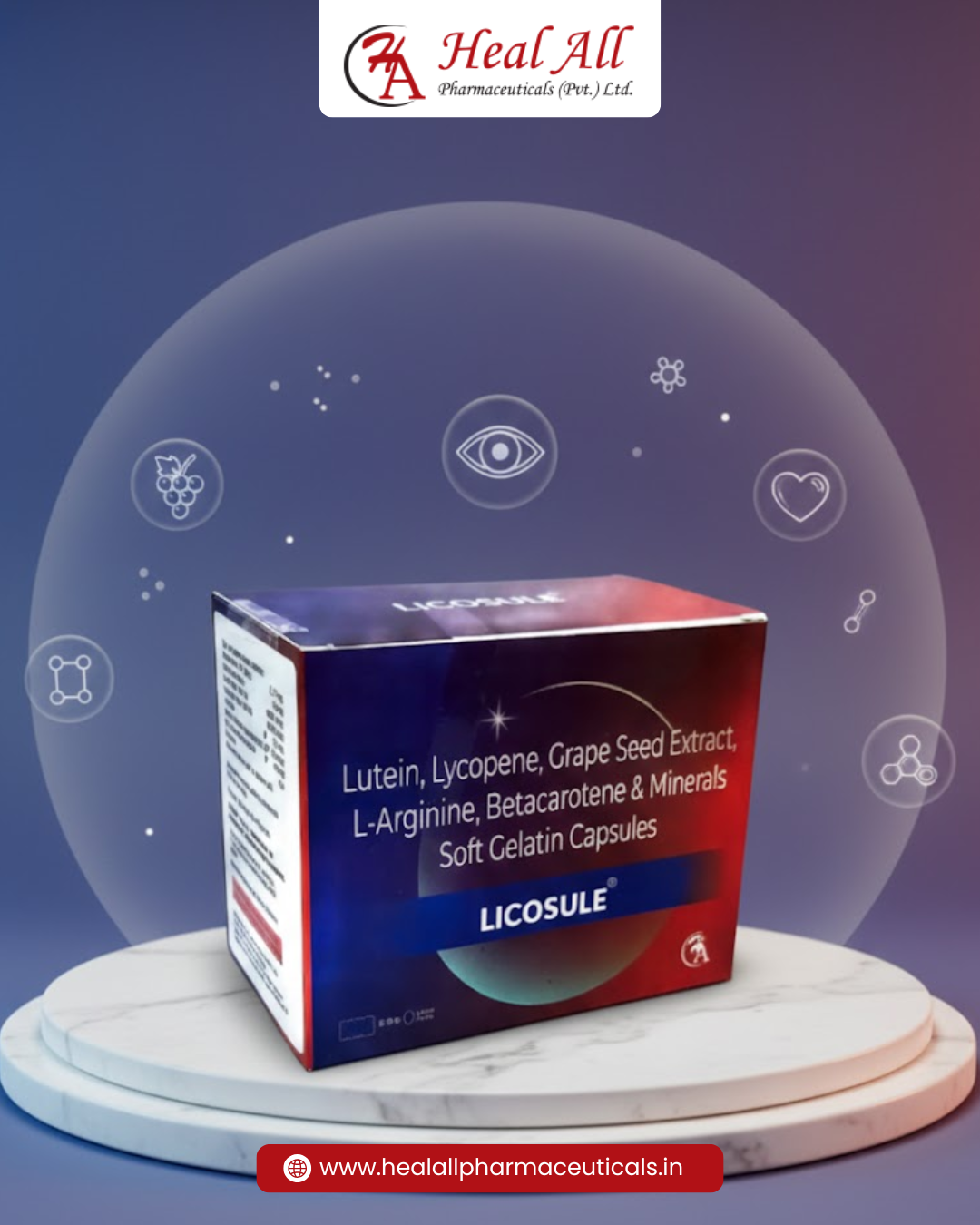 LICOSULE Soft Gelatin Capsules | Heal All Pharma
