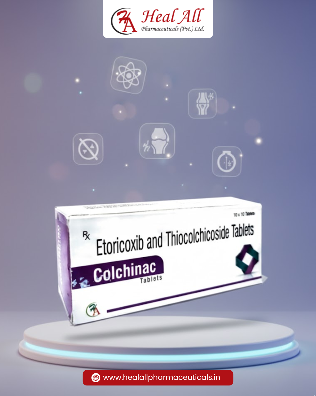 Colchinac Tablets | Heal All Pharma