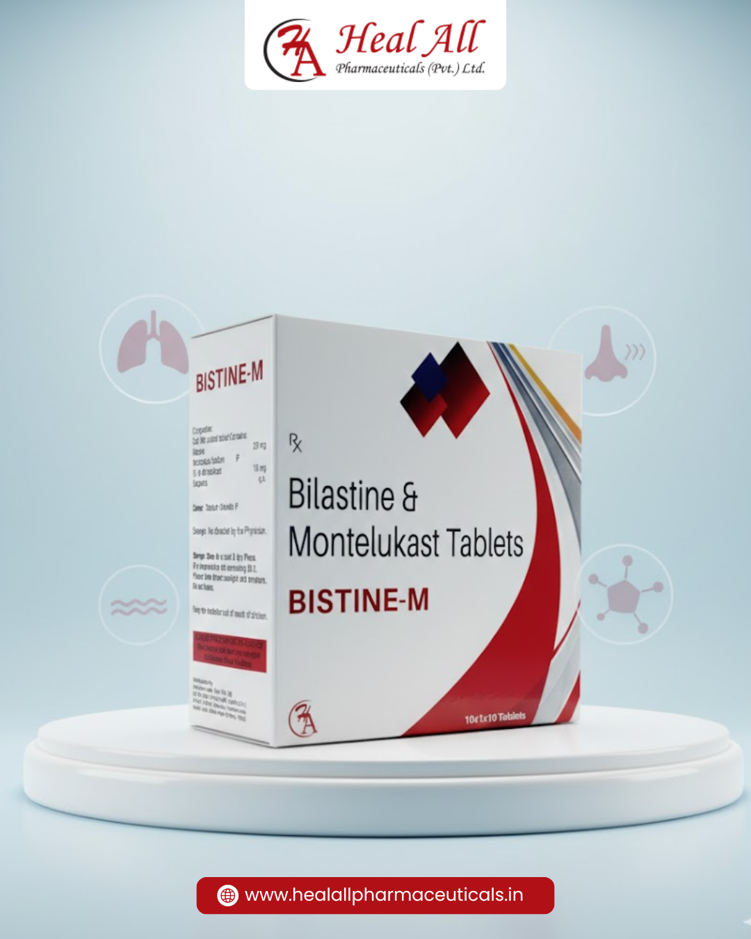 BISTINE-M Tablets | Heal All Pharma