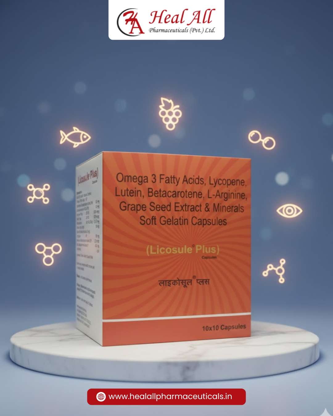 LICOSULE PLUS Soft Gelatin Capsules | Heal All Pharma