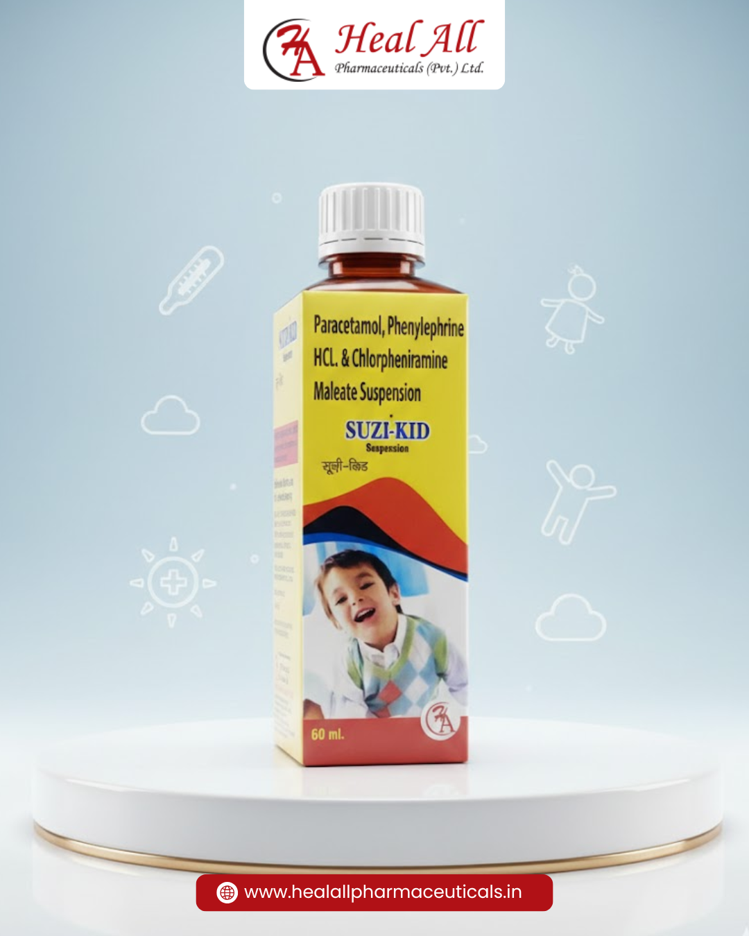 SUZI-KID Suspension | Heal All Pharma