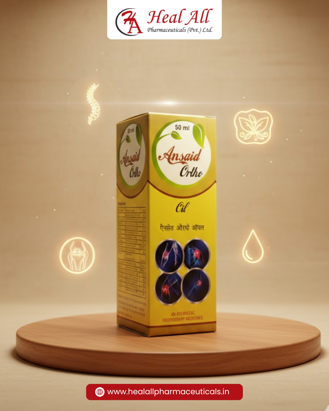 ANSAID ORTHO OIL | Heal All Pharma