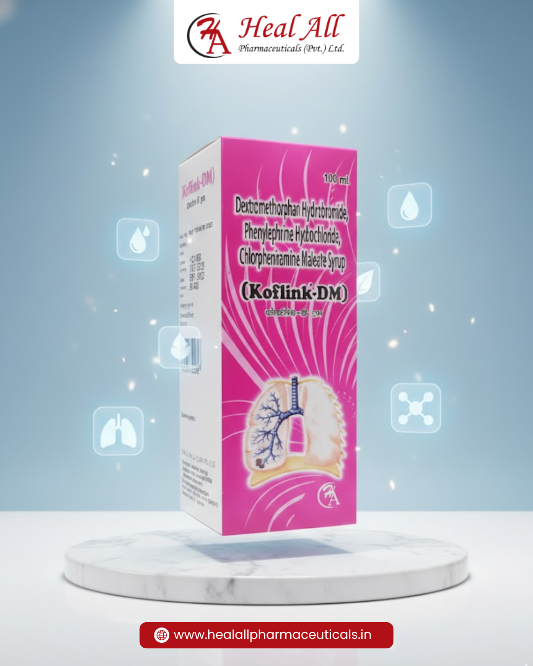 Koflink-DM Syrup | Heal All Pharma